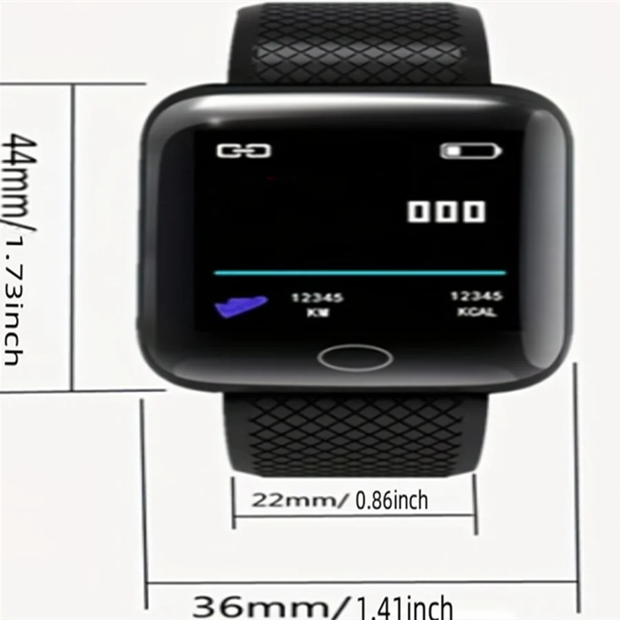 Shopdroplo CHAONB Smart Watch – 1.44” Fitness Tracker with Heart Rate & Sleep Monitor, Message Alert Bracelet for Men & Women