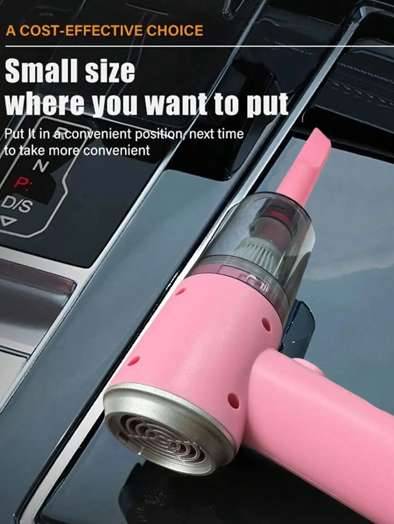 Shopdroplo™ 3-in-1 USB Rechargeable Mini Vacuum Cleaner – Suction & Blower Combo