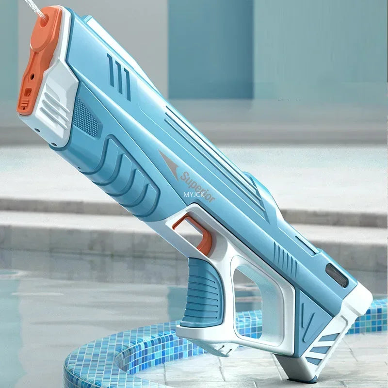Shopdroplo™ 43cm Full Electric Water Gun – Auto-Fire Toy for Kids (Summer Fun Edition)
