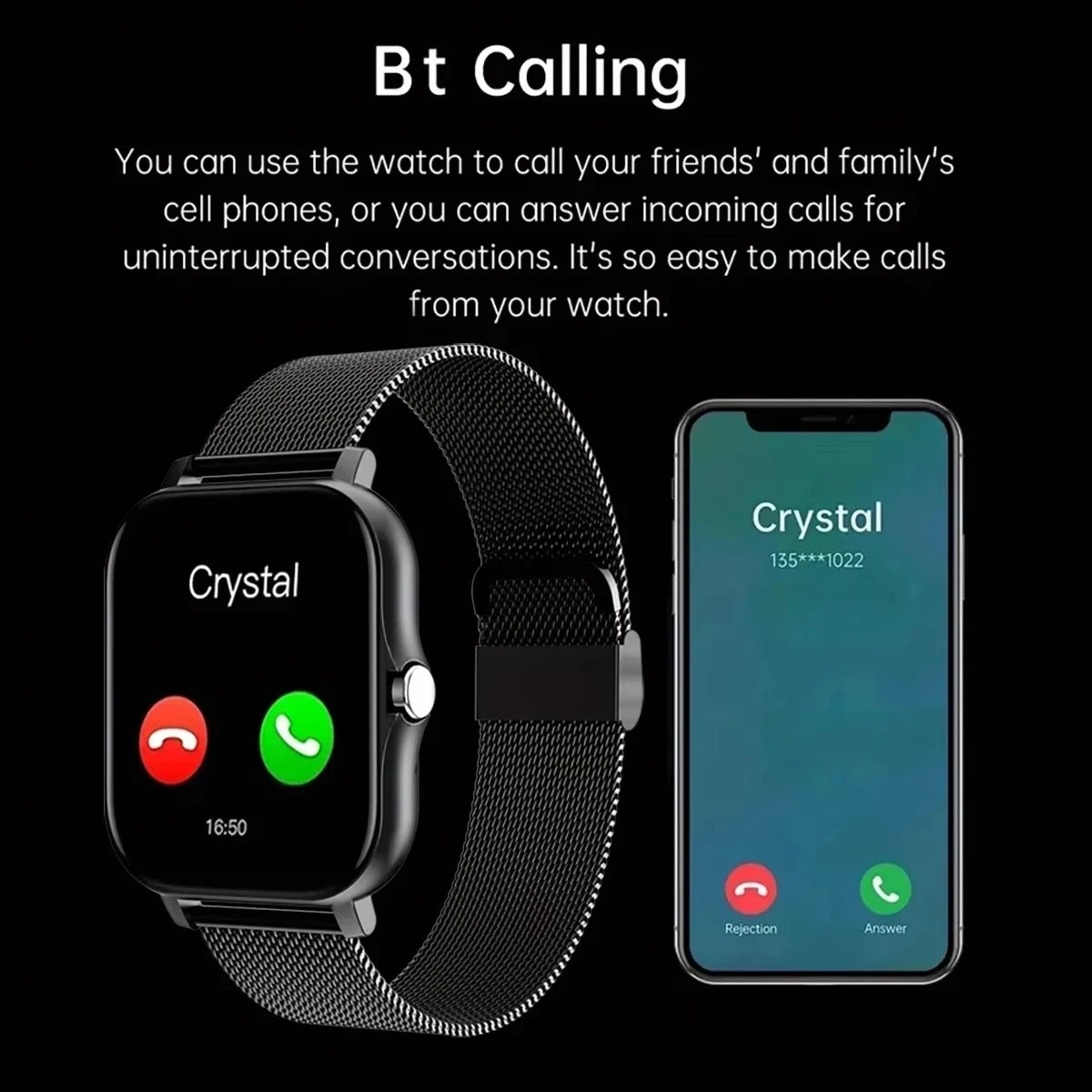 Shopdroplo LAXASFIT Y13 Pro Max Smart Watch – Bluetooth Calling, Heart Rate & Fitness Tracker (2025 Model)