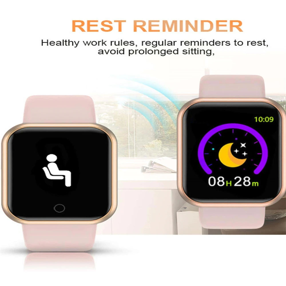 Shopdroplo CHAONB Smart Watch – 1.44” Fitness Tracker with Heart Rate & Sleep Monitor, Message Alert Bracelet for Men & Women