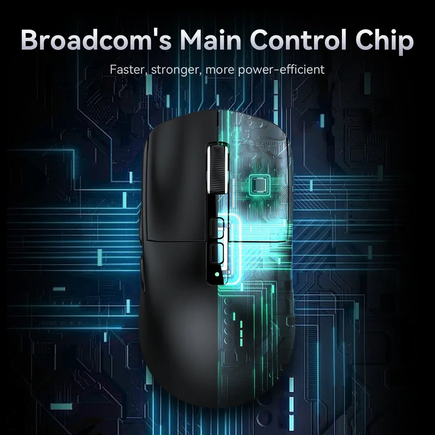 Shopdroplo X6 Wireless Bluetooth Gaming Mouse – PixArt PAW3395, RGB Touch Charging Base, 26K DPI, Tri-Mode Macro Mouse