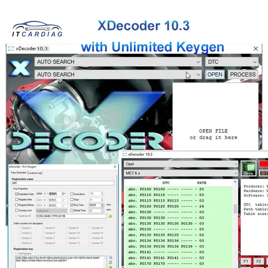 Shopdroplo New XDecoder 10.3 DTC Remover Software - Full License Activated