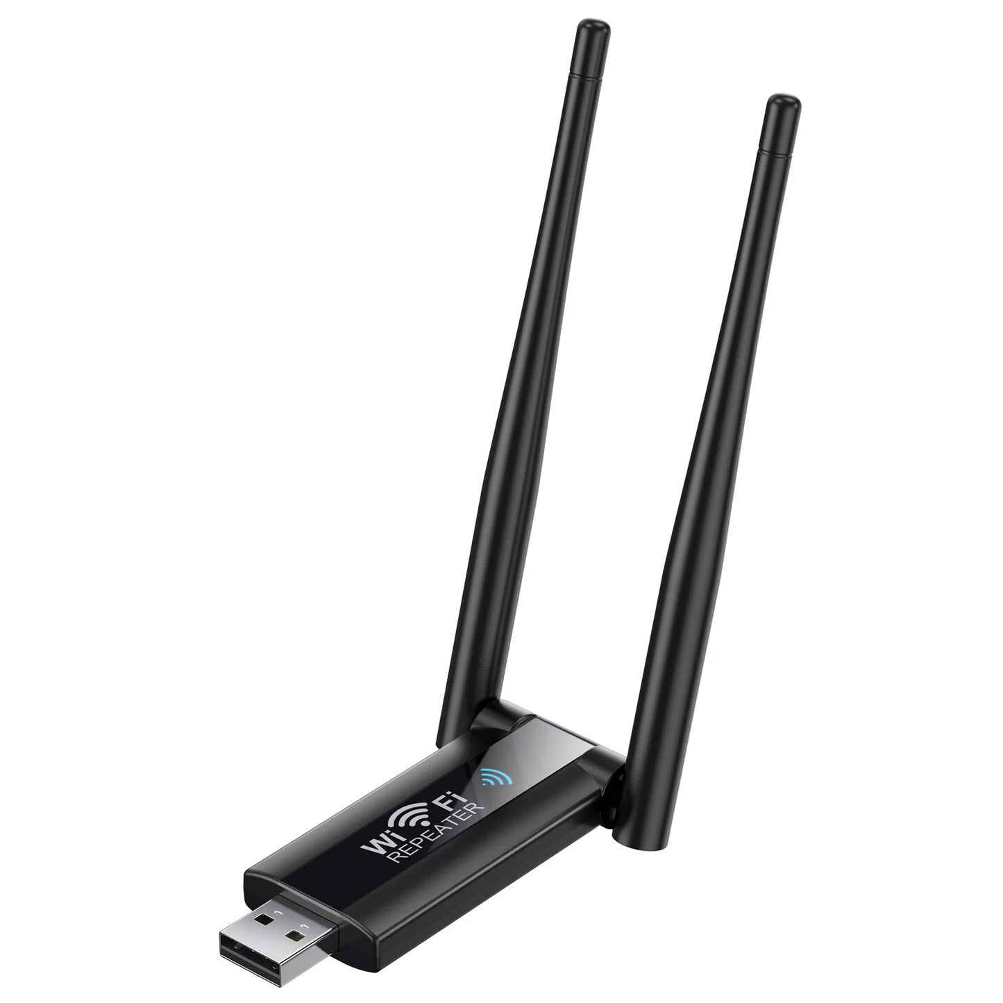 Shopdroplo 2.4G 300Mbps USB WiFi Repeater – Long Range Wireless Signal Booster for Home Network Extension