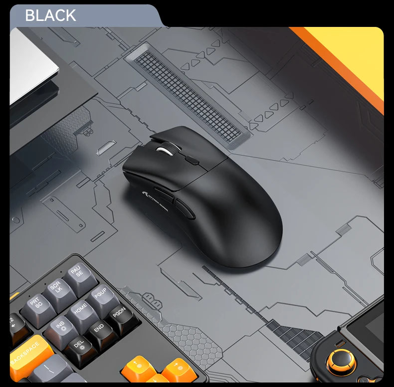 Shopdroplo Attack Shark R1 Bluetooth Gaming Mouse – 18000 DPI, Tri-Mode, Macro Support, 1000Hz Polling Rate