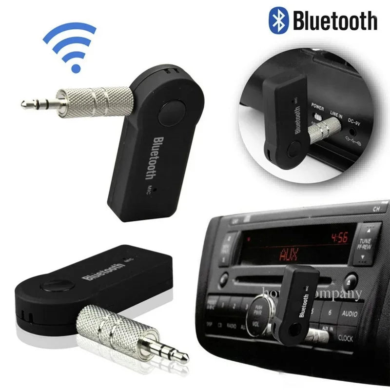 Shopdroplo™ 2-in-1 Bluetooth 5.0 Audio Adapter – Wireless Transmitter & Receiver with 3.5mm AUX for Car, Headphones & Speakers