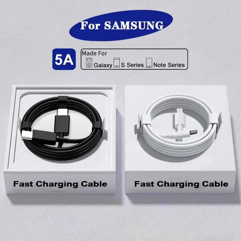 Shopdroplo™ 2PCS 45W PD USB-C to USB-C Fast Charging Cable for Samsung, Xiaomi, iPhone 15, MacBook & More