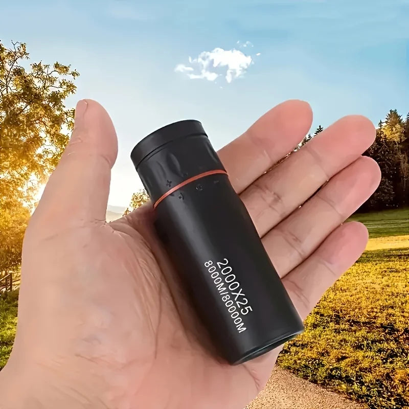 Shopdroplo™ 2000X25 HD Monocular Telescope – Compact & Portable for Travel, Nature & Stargazing
