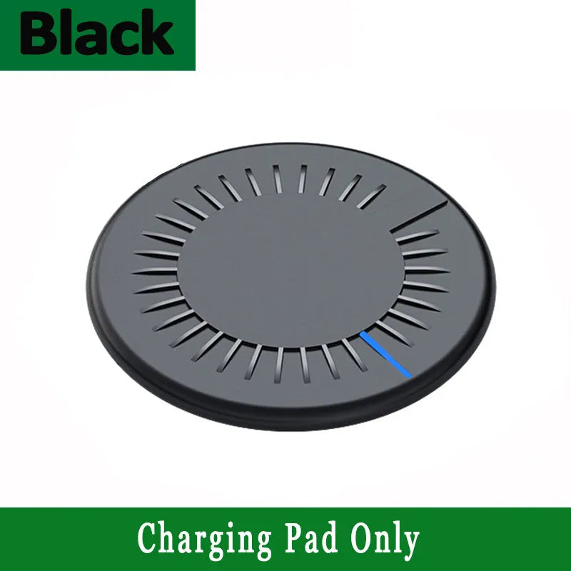 Shopdroplo™ 100W Fast Wireless Charging Pad – Slim Charger for iPhone, Samsung, Xiaomi & More