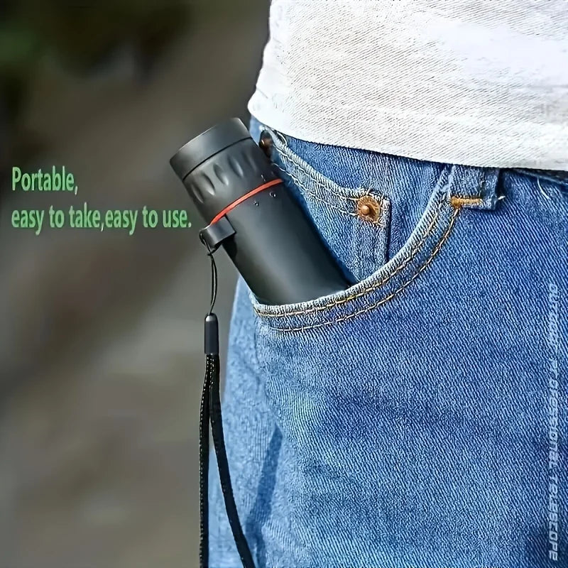 Shopdroplo™ 2000X25 HD Monocular Telescope – Compact & Portable for Travel, Nature & Stargazing